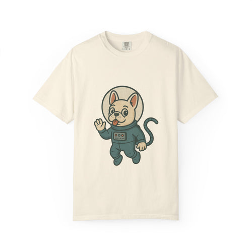 Astronaut French Bulldog T-Shirt — Cute Space Dog Graphic Tee