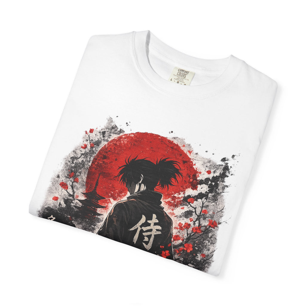Samurai Silhouette T-Shirt — Japanese Warrior Graphic Tee