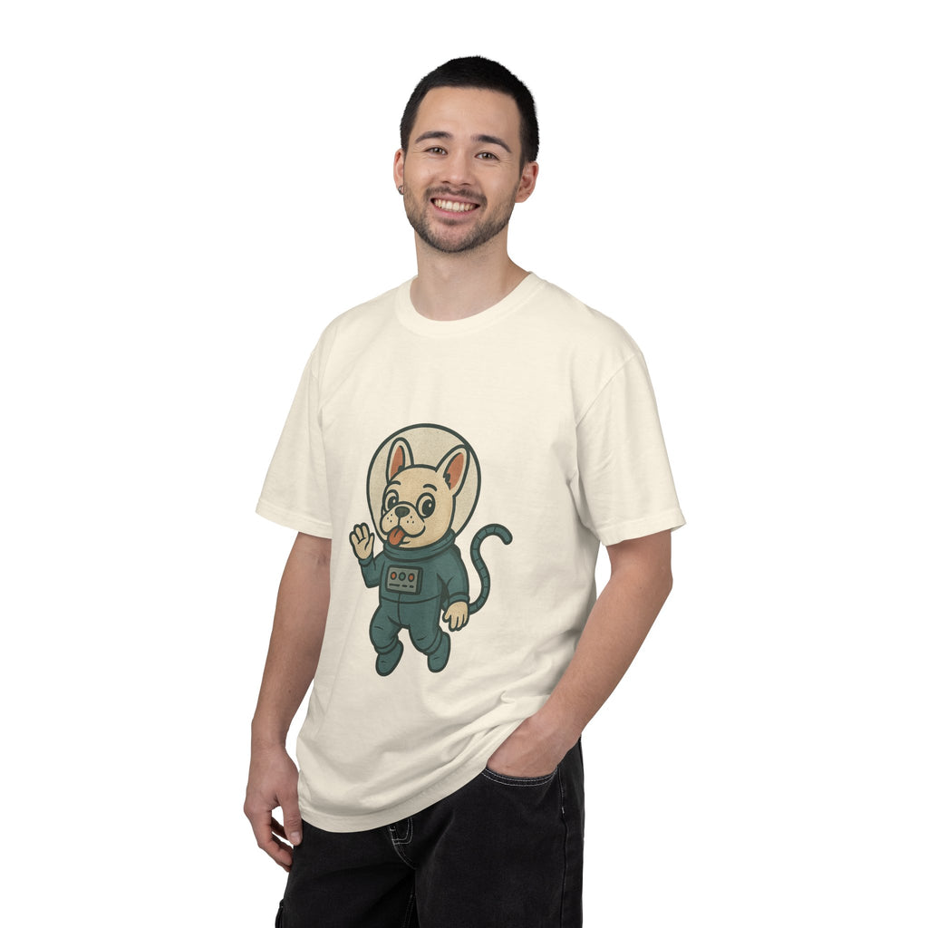 Astronaut French Bulldog T-Shirt — Cute Space Dog Graphic Tee