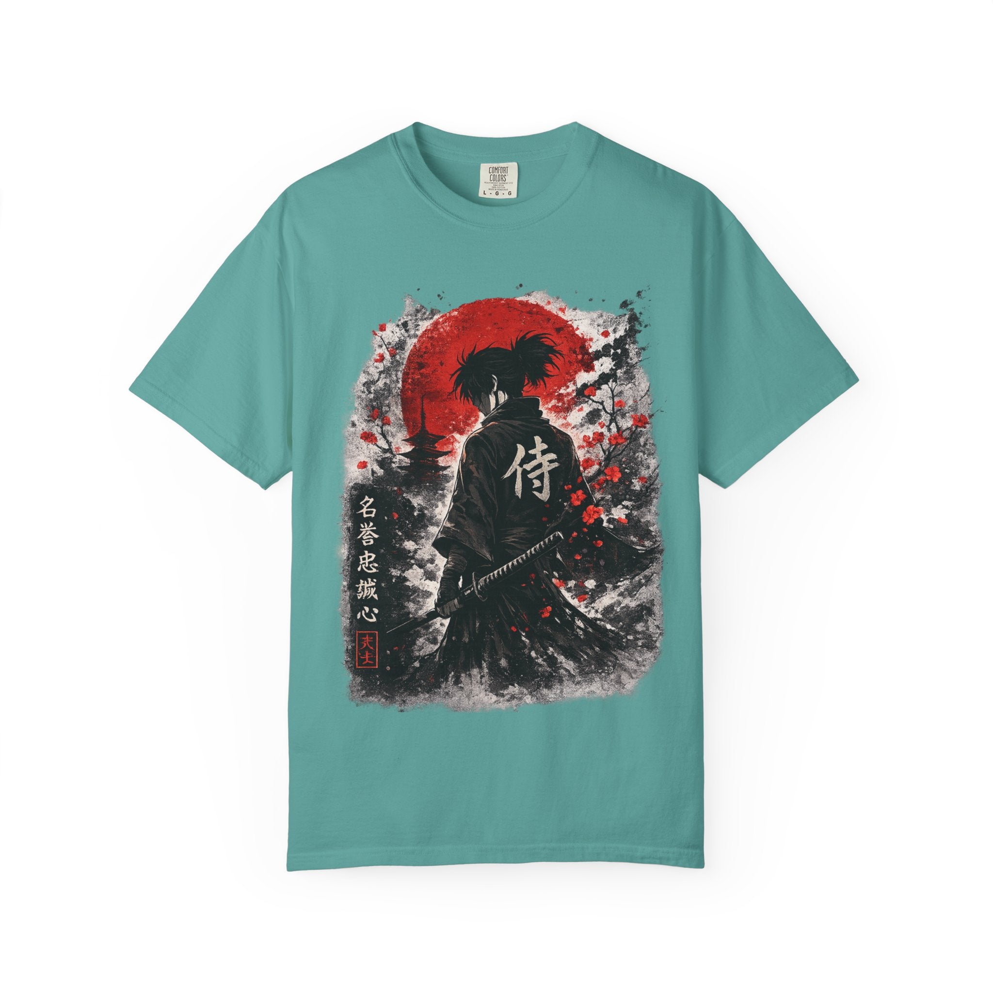 Samurai Silhouette T-Shirt — Japanese Warrior Graphic Tee