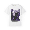 Anime Shadow Graphic T-Shirt — Purple Manga Character Tee