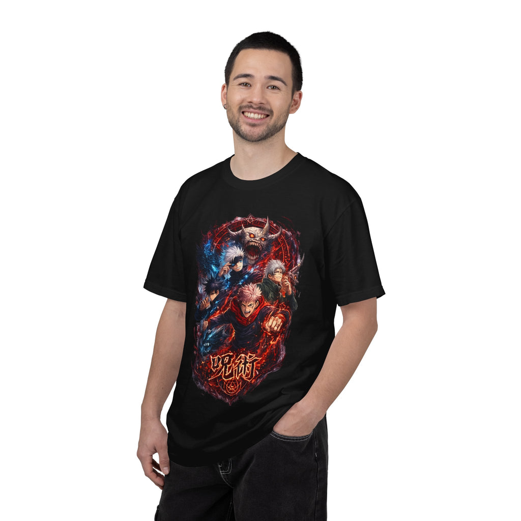 Anime Demon Slayer Graphic Tee — Jujutsu Kaisen Style Battle Art Shirt