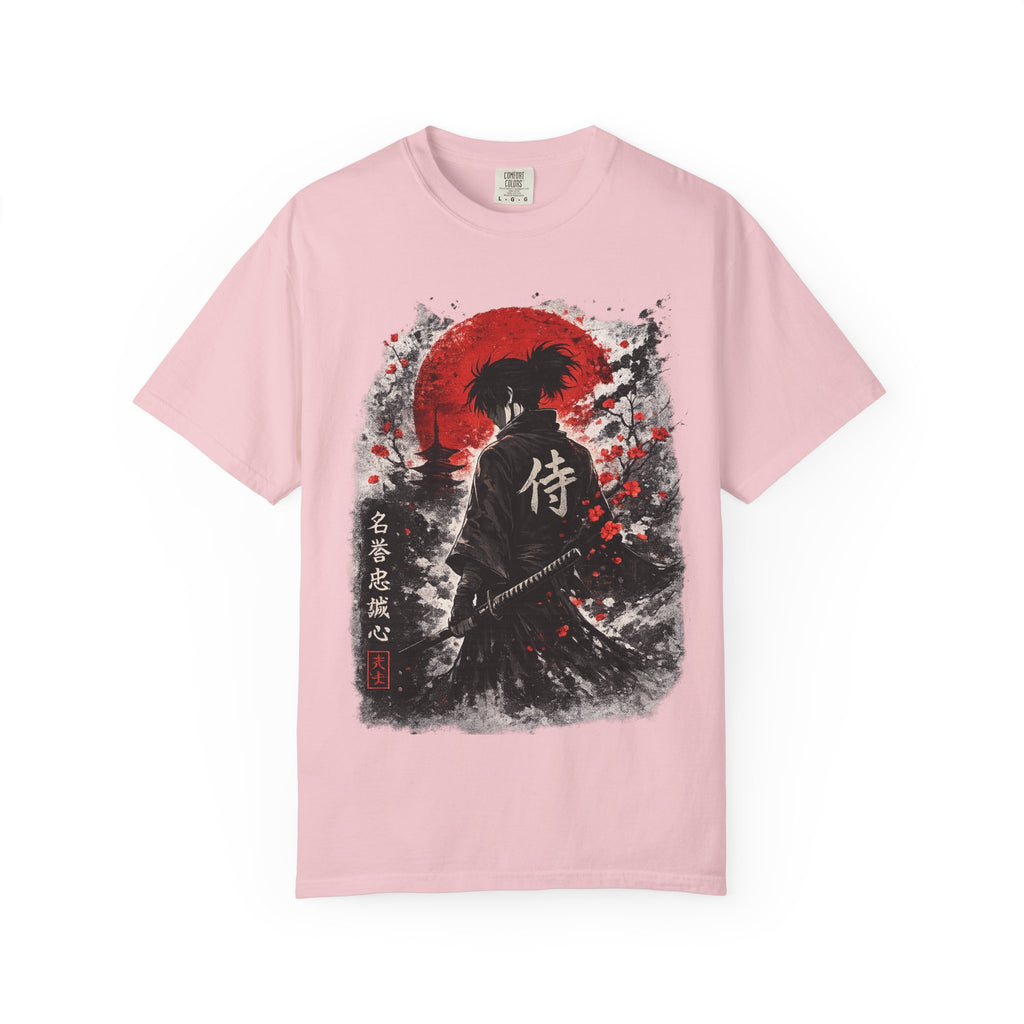 Samurai Silhouette T-Shirt — Japanese Warrior Graphic Tee