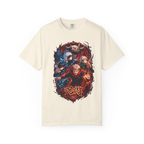 Anime Demon Slayer Graphic Tee — Jujutsu Kaisen Style Battle Art Shirt