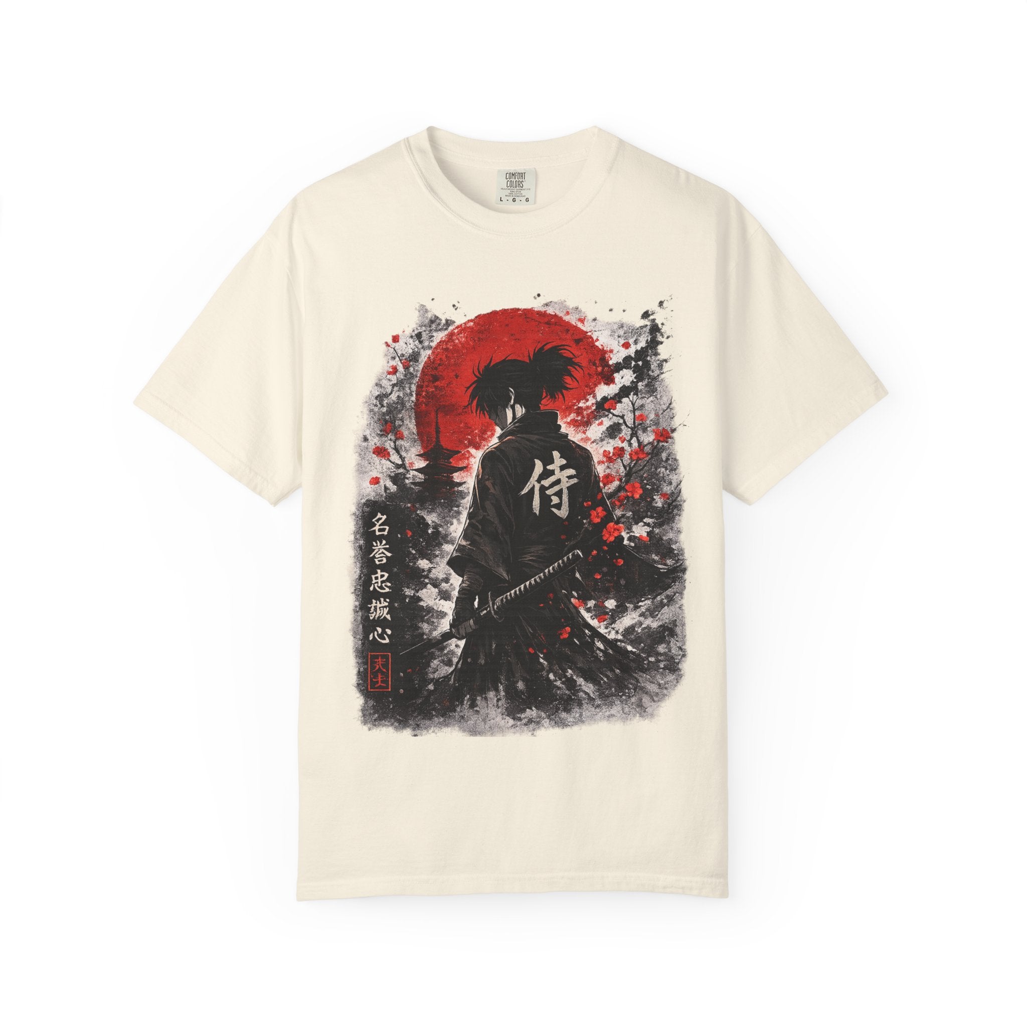 Samurai Silhouette T-Shirt — Japanese Warrior Graphic Tee
